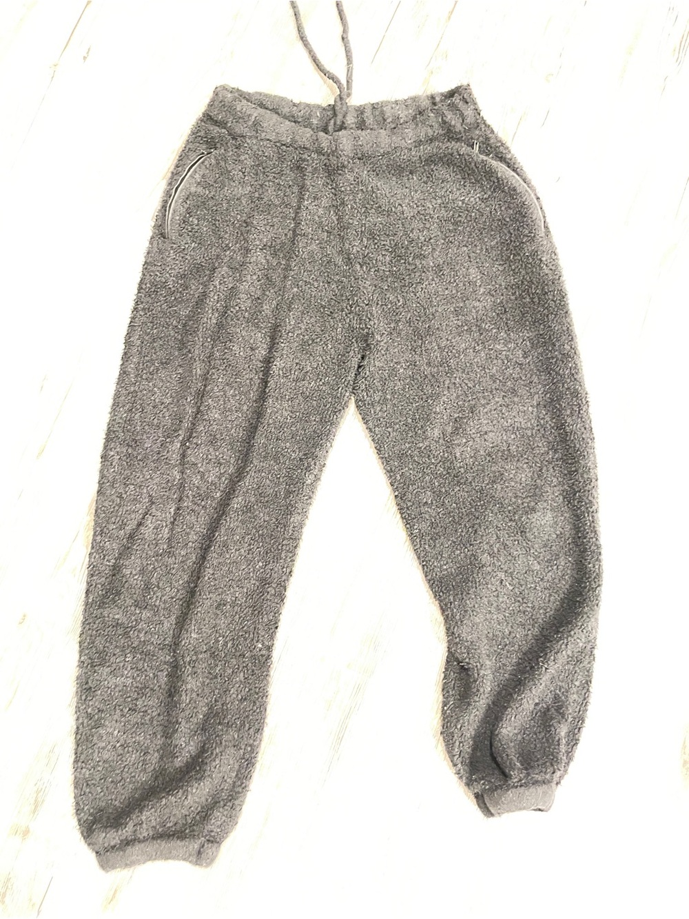 SKIMS Black Fleece Teddy Joggers Size S/M